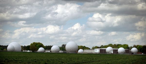 Radar domes are located on the premises of a communications intercept station of German intelligence agency BND in Bad Aibling, Germany. - Sputnik International