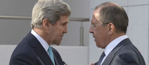 Sergei Lavrov meets with John Kerry in Geneva Sergei Lavrov meets with John Kerry in Geneva - Sputnik International