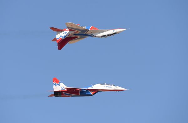 Air show celebrating 95 years of the Russian military's flight test center - Sputnik International