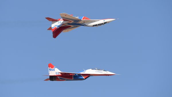 Air show celebrating 95 years of the Russian military's flight test center - Sputnik International