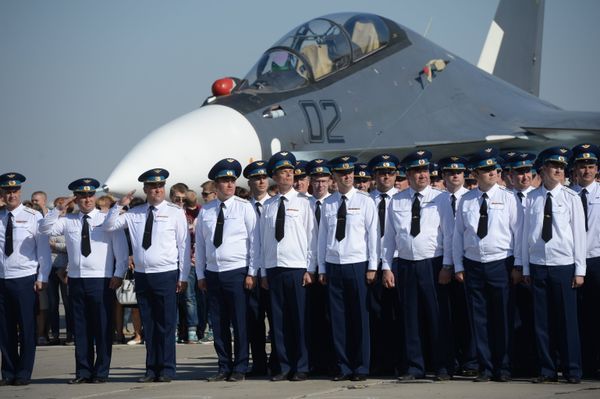 Air show celebrating 95 years of the Russian military's flight test center - Sputnik International