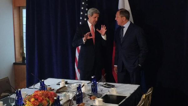 Lavrov-Kerry in New York Lavrov-Kerry in New York - Sputnik International