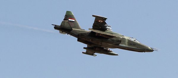 An Iraqi Sukhoi Su-25 jet - Sputnik International