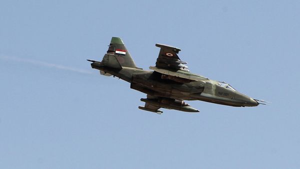 An Iraqi Sukhoi Su-25 jet - Sputnik International