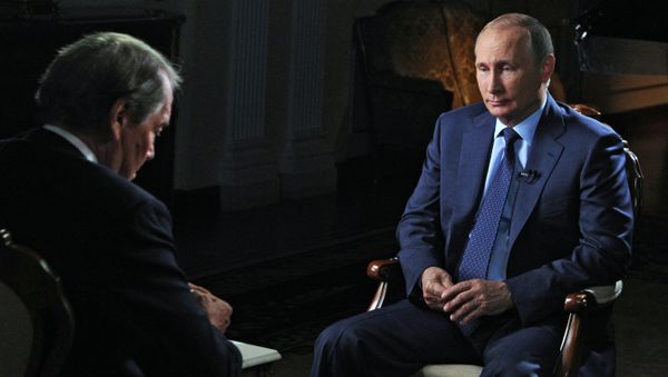 Russian President Vladimir Putin gives interview for CBS and PBS channels - Sputnik International