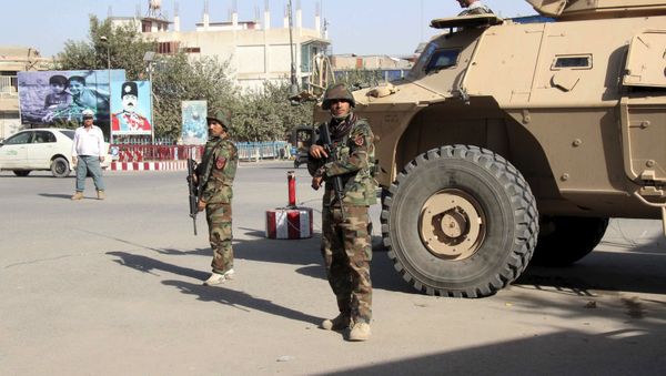 Afghan soldiers keep watch during a battle with the Taliban in Kunduz Province, Afghanistan September 28, 2015 Afghan soldiers keep watch during a battle with the Taliban in Kunduz Province, Afghanistan September 28, 2015 - Sputnik International