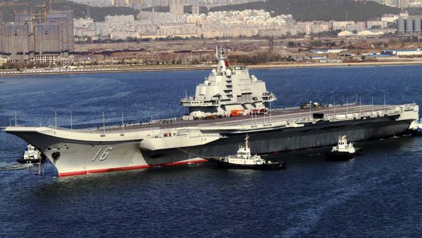 Chinese aircraft carrier Liaoning - Sputnik International