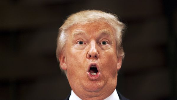 U.S. Republican presidential candidate Donald Trump addresses the crowd at the South Carolina African American Chamber of Commerce in North Charleston, South Carolina, September 23, 2015 - Sputnik International