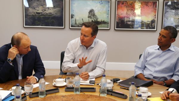 From left, Russian President Vladimir Putin, Britain's Prime Minister David Cameron and US President Barack Obama. From left, Russian President Vladimir Putin, Britain's Prime Minister David Cameron and US President Barack Obama. - Sputnik International
