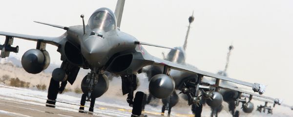 This photo released on Sunday, Sept. 27, 2015 by the French Army Communications Audiovisual office (ECPAD) shows French army Rafale fighter jets on the tarmac of an undisclosed air base as part of France's Operation Chammal launched in September 2015 in support of the US-led coalition against Islamic State group This photo released on Sunday, Sept. 27, 2015 by the French Army Communications Audiovisual office (ECPAD) shows French army Rafale fighter jets on the tarmac of an undisclosed air base as part of France's Operation Chammal launched in September 2015 in support of the US-led coalition against Islamic State group - Sputnik International
