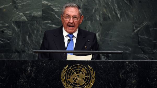 Cuban President Raul Castro addresses the 70th Session of the UN General Assembly September 28, 2015 in New York. - Sputnik International