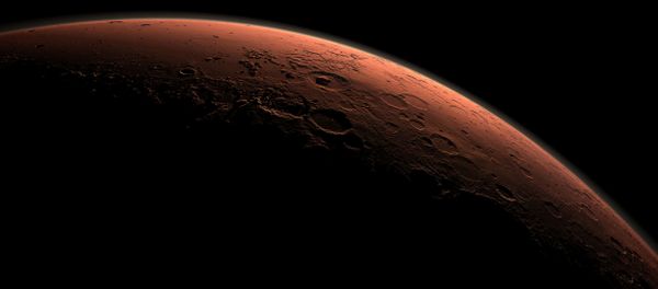 Планета Марс на восходе Планета Марс на восходе - Sputnik International