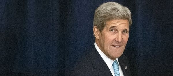 U.S. Secretary of State John Kerry arrives for a high-level United Nations (U.N.) event on Afghanistan, at the Palace Hotel in New York, September 26, 2015 U.S. Secretary of State John Kerry arrives for a high-level United Nations (U.N.) event on Afghanistan, at the Palace Hotel in New York, September 26, 2015 - Sputnik International
