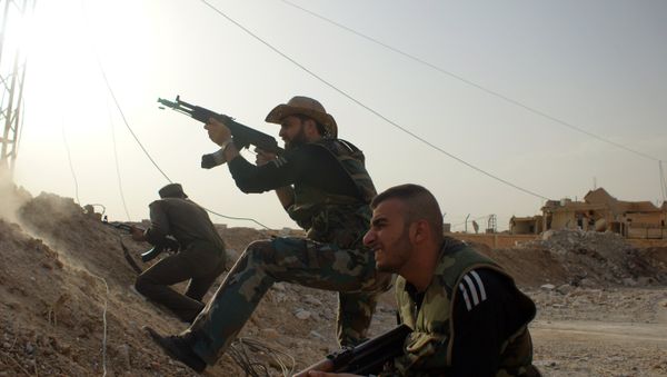 Syrian military and militias are fighting ISIS militants on the outskirts of Al-Hasakah in eastern Syria Syrian military and militias are fighting ISIS militants on the outskirts of Al-Hasakah in eastern Syria - Sputnik International