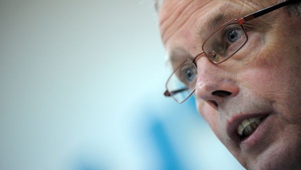 The head of the Council of Europe Parliamentary Assembly that observed Russia's presidental polls Tiny Kox gives a press conference in Moscow on February 11, 2012 - Sputnik International