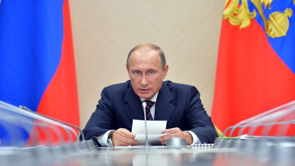 President Vadimir Putin holds a meeting on microelectronics development President Vadimir Putin holds a meeting on microelectronics development - Sputnik International