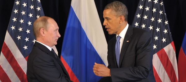 Russian President Vladimir Putin meets U.S. President Barack Obama - Sputnik International