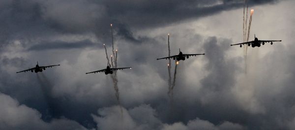 Sukhoi 25 Rooks jets - Sputnik International