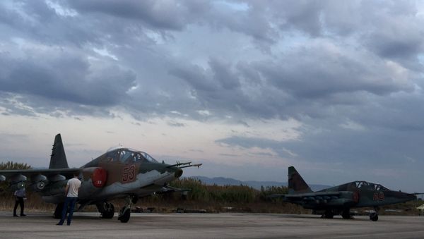Sputnik Exclusive: Russian Sukhoi jets at airfield near Latakia - Sputnik International