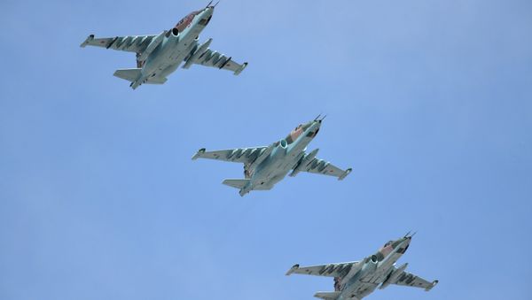 Su-25SM strike jet aircraft - Sputnik International