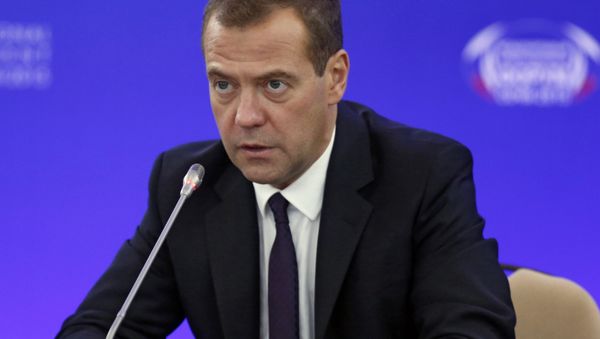 Prime Minister Dmitry Medvedev attends Sochi-2015 international investment forum Prime Minister Dmitry Medvedev attends Sochi-2015 international investment forum - Sputnik International