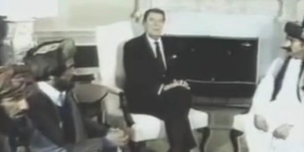 Former US President Ronald Reagan meets with the Taliban - Sputnik International
