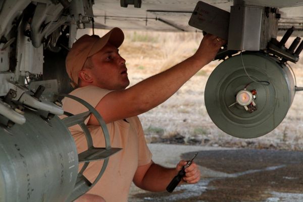 Russian soldiers at the Hmeymim airbase - Sputnik International