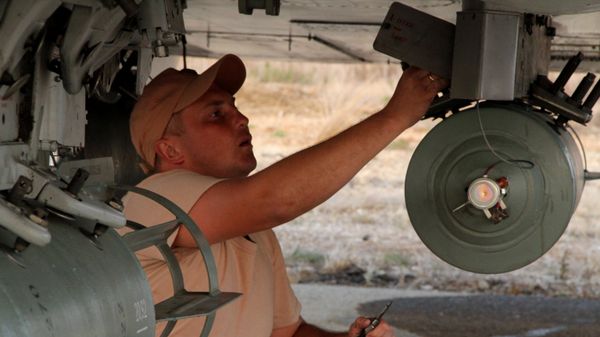 Russian soldiers at the Hmeymim airbase Russian soldiers at the Hmeymim airbase - Sputnik International