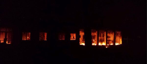 The Doctors Without Borders trauma center is seen in flames after explosions near their hospital, in the northern Afghan city of Kunduz The Doctors Without Borders trauma center is seen in flames after explosions near their hospital, in the northern Afghan city of Kunduz - Sputnik International