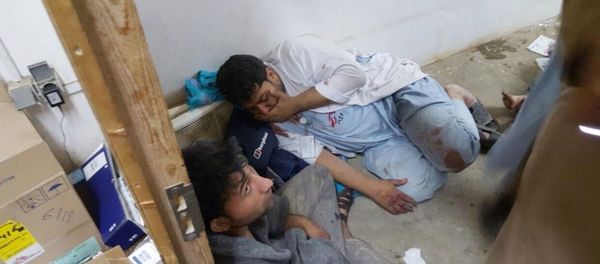 Injured Doctors Without Borders staff are seen after explosions near their hospital in the northern Afghan city of Kunduz, Saturday, Oct. 3, 2015 Injured Doctors Without Borders staff are seen after explosions near their hospital in the northern Afghan city of Kunduz, Saturday, Oct. 3, 2015 - Sputnik International
