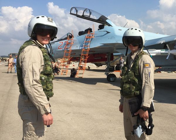 Russian tactical group seen at Hmeimim aerodrome in Syria - Sputnik International
