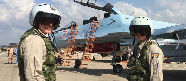 Russian tactical group seen at Hmeimim aerodrome in Syria Russian tactical group seen at Hmeimim aerodrome in Syria - Sputnik International