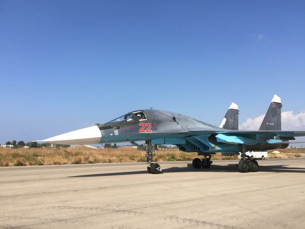Russian tactical group seen at Hmeimim aerodrome in Syria Russian tactical group seen at Hmeimim aerodrome in Syria - Sputnik International