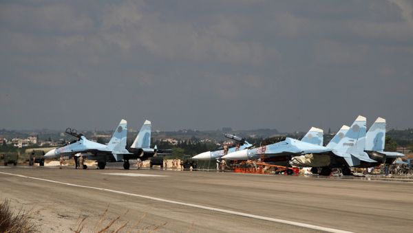 Russian military air group at Khmeimim airbase in Syria - Sputnik International