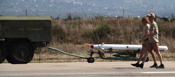 Russian military air group at Khmeimim airbase in Syria Russian military air group at Khmeimim airbase in Syria - Sputnik International