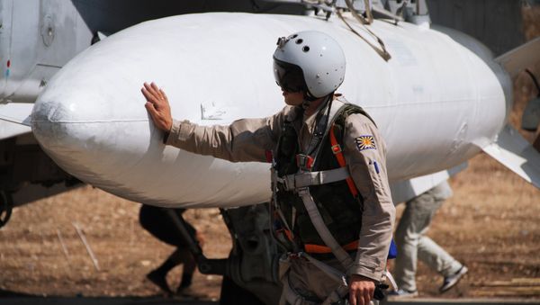 Russian military air group at Khmeimim airbase in Syria - Sputnik International