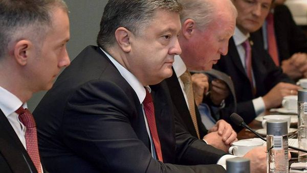 Ukrainian President Petro Poroshenko - Sputnik International