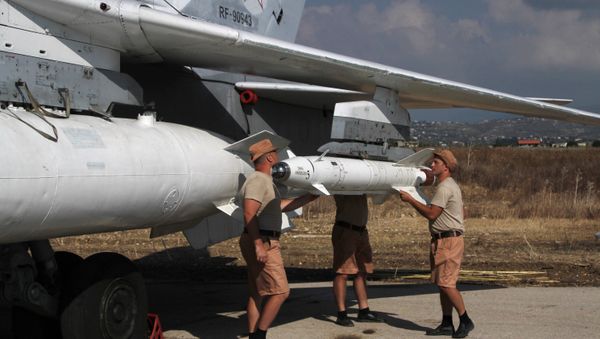 Russian military air group at Khmeimim airbase in Syria - Sputnik International