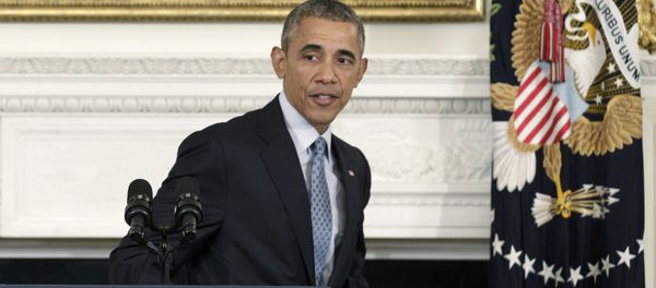 U.S. President Barack Obama departs after a news conference in the State Dining Room at the White House in Washington, October 2, 2015 U.S. President Barack Obama departs after a news conference in the State Dining Room at the White House in Washington, October 2, 2015 - Sputnik International