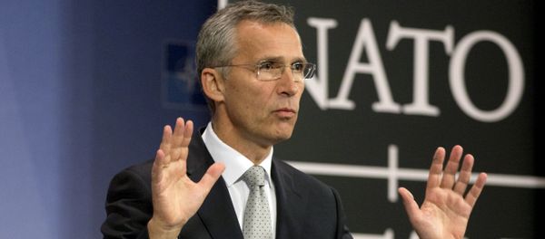 NATO Secretary General Jens Stoltenberg speaks during a media conference at NATO headquarters in Brussels on Tuesday, Oct. 6, 2015 NATO Secretary General Jens Stoltenberg speaks during a media conference at NATO headquarters in Brussels on Tuesday, Oct. 6, 2015 - Sputnik International