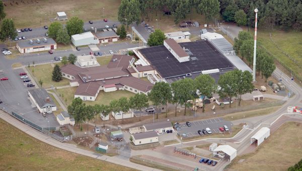 Picture made available July 8, 2014 shows an arial view of the 'Dagger Complex' in Griesheim near Darmstadt, Germany, 07 July 2014 Picture made available July 8, 2014 shows an arial view of the 'Dagger Complex' in Griesheim near Darmstadt, Germany, 07 July 2014 - Sputnik International