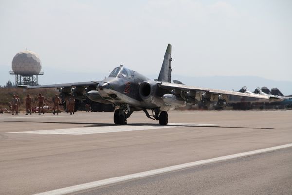 Russian military air group at Khmeimim airbase in Syria Russian military air group at Khmeimim airbase in Syria - Sputnik International