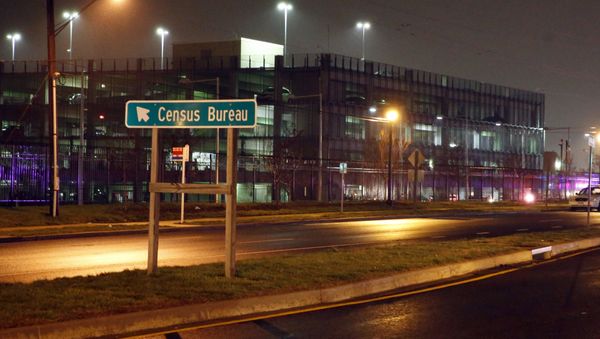 A sign for the U.S. Census Bureau headquarters campus. File photo - Sputnik International