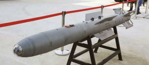 The KAB-250 laser-guided bomb on display at the Russian Defence Ministry Innovation Day 2015 - Sputnik International