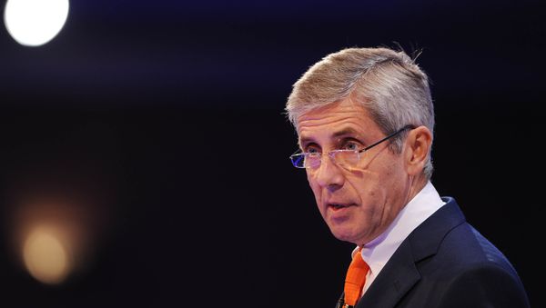 Sir Stuart Rose, CEO of Marks & Spencer speaks during the Confederation of British Industry (CBI) conference in Central London, on November 23, 2009. - Sputnik International