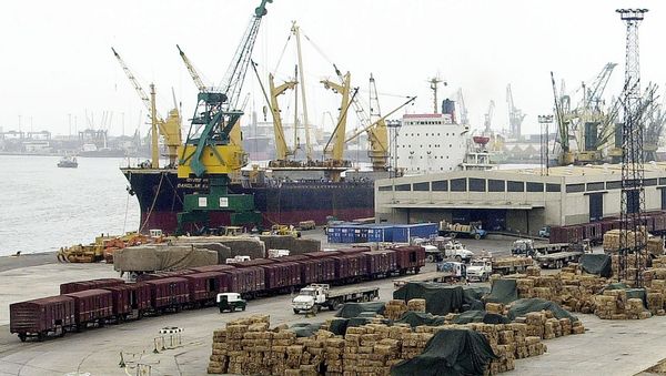 General view of Pakistani port Karachi - Sputnik International
