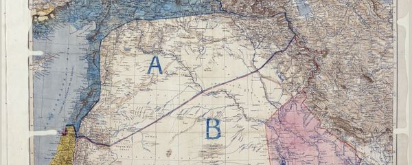 Map of Sykes–Picot Agreement showing Eastern Turkey in Asia, Syria and Western Persia, and areas of control and influence agreed between the British and the French. Map of Sykes–Picot Agreement showing Eastern Turkey in Asia, Syria and Western Persia, and areas of control and influence agreed between the British and the French. - Sputnik International