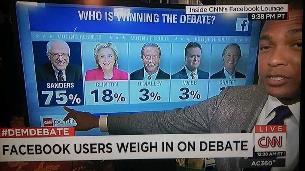 CNN #DemDebate Poll Show Bernie Berning it Up CNN #DemDebate Poll Show Bernie Berning it Up - Sputnik International