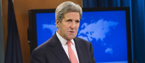 US Secretary of State John Kerry speaks during the release of the 2014 International Religious Freedom Report at the US State Department in Washington, DC, on October 14, 2015 - Sputnik International
