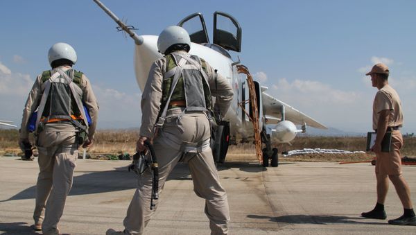 Russian military air group at Khmeimim airbase in Syria - Sputnik International